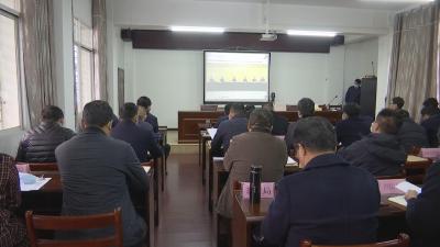 我市组织收看全国根治欠薪冬季专项行动动员部署电视电话会