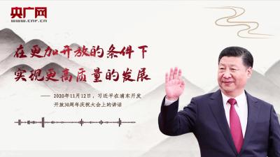 【每日一习话】在更加开放的条件下实现更高质量的发展