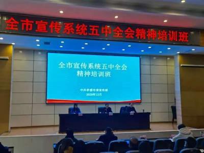 孝感市宣传系统学习贯彻党的十九届五中全会精神培训班开班
