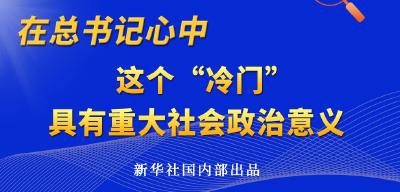 第一观察 | 在总书记心中，这个“冷门”具有重大社会政治意义