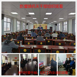 【新堰镇】备受鼓舞 新堰镇组织观看全国脱贫攻坚总结表彰大会