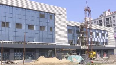 汉川城南客运站主站楼完工
