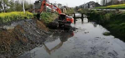 沉湖：清杂疏沟好农耕