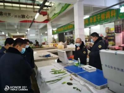食品快检进市场 我为群众办实事