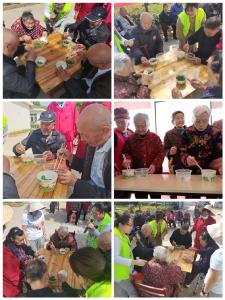 春晖社工为福利院老人送欢乐