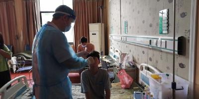 汉川核酸采集检测工作高效运转