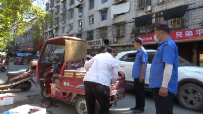 汉川城管：综合执法  还路于民 