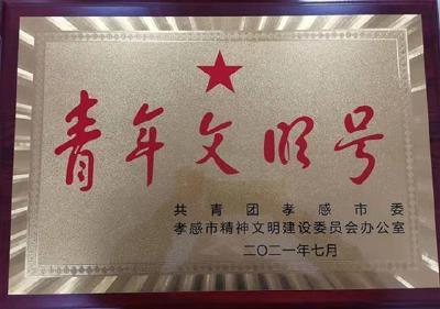 汉川5个集体获“孝感市青年文明号”