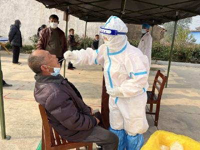 【杨林沟镇】开展全员核酸检测应急演练