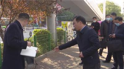 【五城同创进行时】汉川市领导调研“五城同创”工作“街长制”责任路段