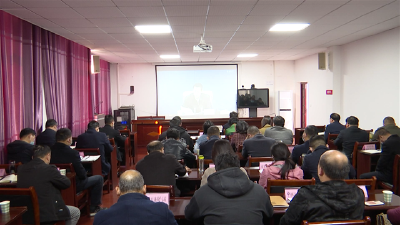 【应急局】汉川市组织收看全国城镇燃气安全排查整治工作电视电话会议