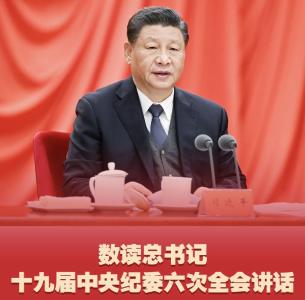 联播+｜数读总书记十九届中央纪委六次全会讲话