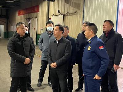 市领导检查安全生产和疫情常态化防控工作
