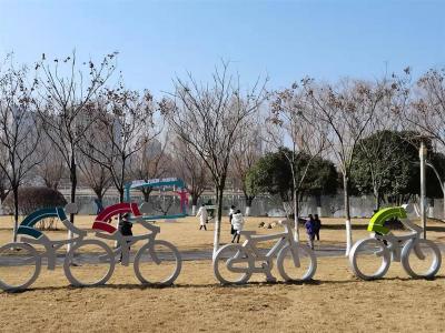 快来！“打卡”汉川公园健康步道