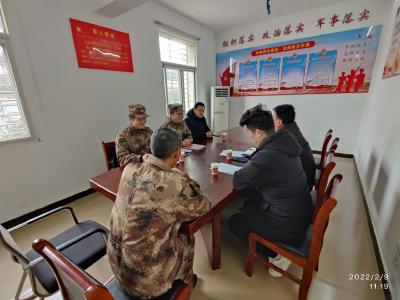【湾潭】孝感军分区领导到湾潭乡指导党管武装工作