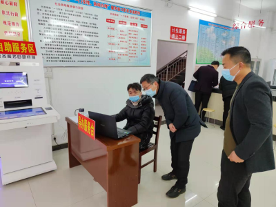 【综合】孝感市政数局到我市各乡镇督查政务服务工作