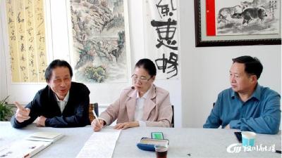 【文旅局】汉川文化界访谈长江大学美术教授、汉川籍国画名家冯汉江