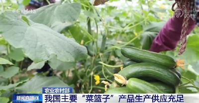 我国主要“菜篮子”产品生产供应充足 价格总体平稳