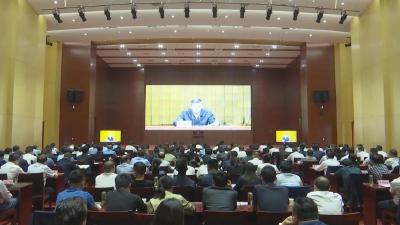 【视频】我市组织收听收看孝感市“联企业、送政策、解难题、稳主体”帮扶活动动员电视电话会议