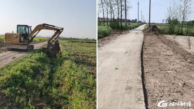 【湾潭】三村联合修建产业路5860米 