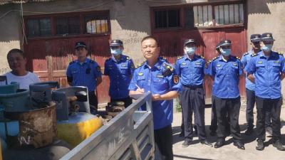【综合】汉川查处两起无证经营液化气黑窝点