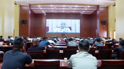 【视频】我市组织收听收看全省、孝感市夏季火灾防控暨消防安全大检查推进电视电话会
