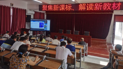 聚焦新课标 垌塚中学开展教研培训活动