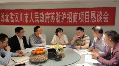 汉川市招商专班与上海汉川商会举行招商引资工作恳谈会