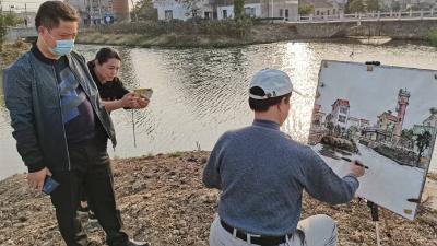 丹青笔墨  让“水街田垸”入画来