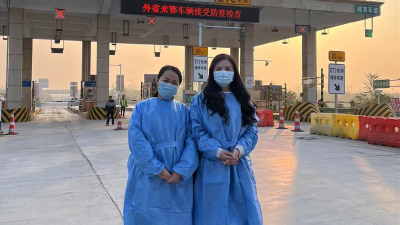 疫情一线她们尽心尽责