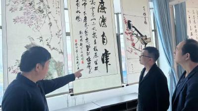 汉川湾潭：书画展劲吹清廉风