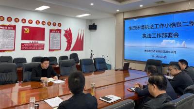 市生态环境局召开生态环境执法工作小结暨二季度执法工作部署会