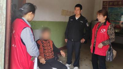南河乡开展走访慰问吸毒人员活动
