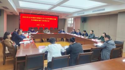 市审计局扎实开展乡村振兴领域不正之风和腐败问题专项整治工作