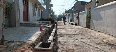 新建3000米下水道解民忧