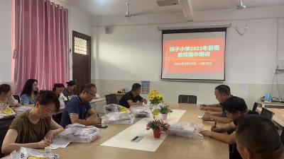 马口镇邱子小学，为校园换上“新衣”迎接新的开始