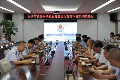 汉川市税务局召开纳税服务暨优化营商环境工作推进会