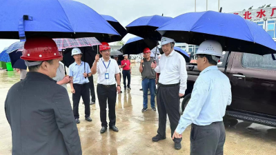 省水利厅来汉川调研泵站项目建设和农村供水保障工作