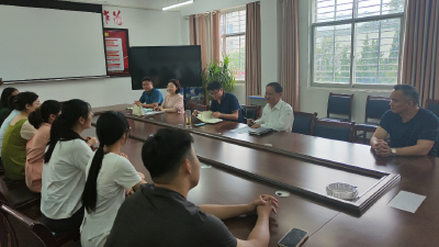 汉川市教育局领导看望慰问中职新引进的教师人才