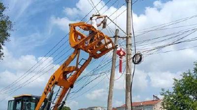 80余盏路灯，照亮了田二河镇1500余名村民回家的路