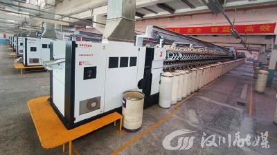 投入5400万 引进9台最新A9气流纺机