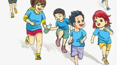 跑起来向前冲，马口高湖小学1000多名师生开心长跑