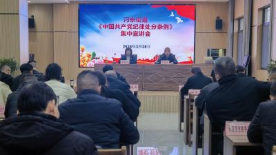 学习贯彻纪律处分条例 将铁纪刻在心里