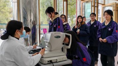 汉川一中学生有视力监测档案了