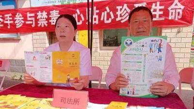 刘家隔镇开展禁毒宣传活动