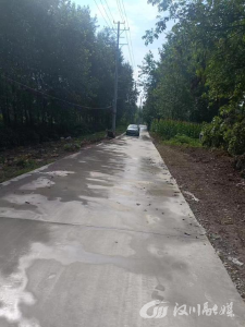 台头村1414米道路完成竣工