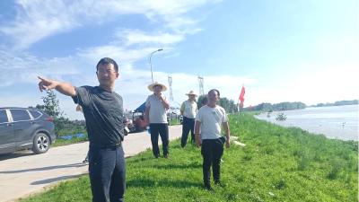 汉川市湾潭乡：日夜坚守战高温 党群一心战汛情