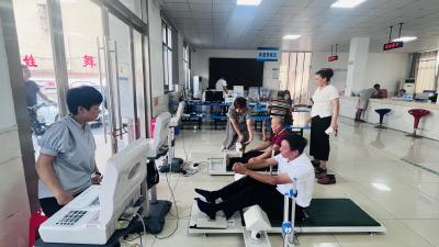 刘家隔镇开展国民体质监测活动