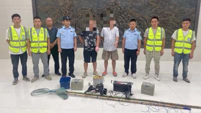 跨界水域非法捕捞  渔政连夜出击人赃并获