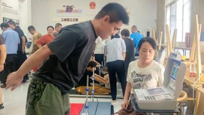 汉川市国民体质测试服务工作走进马口